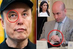 یک کبودی جنجالی | کبودی زیر چشم ایلان ماسک مربوط به همسر استفن میلر است؟