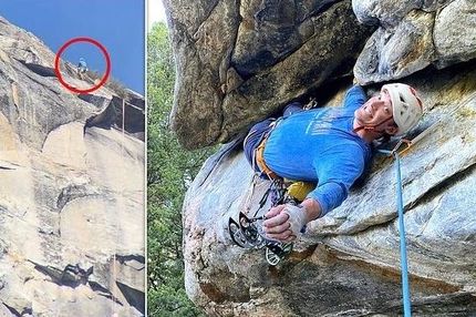 سقوط کوهنورد جوان: لحظه‌ای که به صورت زنده پخش شد